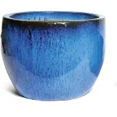 Mega Collections B.V. Pot egg blauw d41h33cm