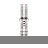 Apple Watch 38mm White Stripe Woven Nylon Horlogeband