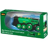 BRIO 33593000 Groene locomotief Gustav (batterij)