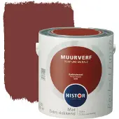 Histor Perfect Finish muurverf baskisch rood mat 2,5 liter