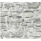 AS-Creation HORNBACH Vliesbehang 36370-1 Vliesfashion 2 steenoptiek grijs/beige