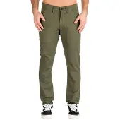 REELL - Flex Tapered Chino - Vrijetijdsbroek 34 - Length: 32, olijfgroen