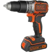 Black & Decker Black+Decker accuschroefboormachine BL188K-QW 18 volt lithium-ion 1.5Ah