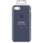 Apple iPhone 7/8 Silicone Back Cover Donkerblauw