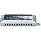 Suzuki Chromatic SCX-48-C - 12-gaats - chromatische mondharmonica - origineel - populair model