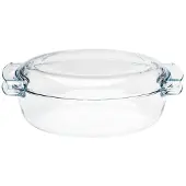 Pyrex Ovalen glazen casserole schaal, 4,5 l