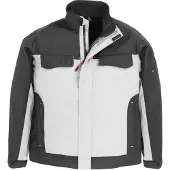 FHB Ernst Werkjack Twill Wit-Antraciet maat L heren