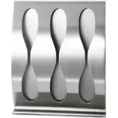 HaverCo Tandenborstelhouder RVS tandenborstel houder van Roestvaststaal voor 3 borstels / HaverCo