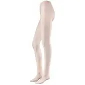 Papillon maillot met voet meisjes roze maat 116-128