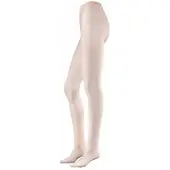 Papillon maillot met voet meisjes roze maat 128-140