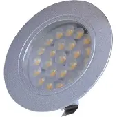 Pricenet inbouwspot 12V 3,6W zilver 6,5 cm