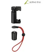 Hama 183389 Smartphone-videohouder met greep, 10cm, 1/4