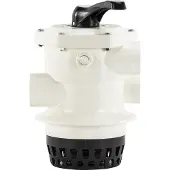 Mega Pool Mega 6-weg klep met klemdeksel 1,5" topmount voor FSF zandfilterset