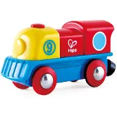 Hape houten kleurrijke locomotief