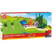 Hape houten junglereis treinset