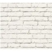 AS-Creation Vliesbehang 31943-1 Best of Wood'n Stone 2 steenoptiek gebroken wit