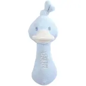BamBam Duck Rattle rammelaar blauw