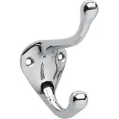 Intersteel Garderobehaak scheepsmodel chroom met 2 haken
