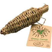 Happy pet Knaagspeeltje Wortel Gras - Speelgoed - 18x6 cm