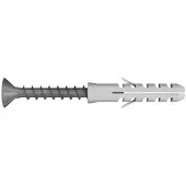 Sencys Vollewandplug Met Schroef Kunststof - Ø 6x30mm - 100 Stuks