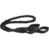 Nike weerstandsband medium - Zwart/Rood - Sportaccessoire voor fitness - Volwassen man