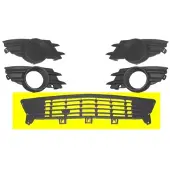 VAN WEZEL BUMPERGRILL ONDER 1/06+ voor o.a. OPEL