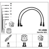 Ngk Bougiekabelset RC-LC606 NGK voor o.a. LANCIA