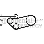 CONTITECH Tandriem CT659 Contitech voor o.a. CITROEN