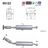 As Katalysator voor TOYOTA AURIS (NRE15_, ZZE15_, ADE15_, ZRE15_, NDE15_) bouwjaar 2006.10-2012.09