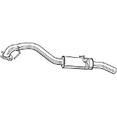 Walker Einddemper 22589 Walker voor o.a. OPEL