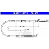 Ate Handremkabel 24.3727-1907.2 ATE voor o.a. TOYOTA