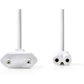 Nedis Voedingskabel | Eurostekker - IEC-320-C7 | 5,0 m | Wit Nedis