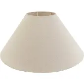 QAZQA Stoffen lampenkap beige rond schuin 55/19/26