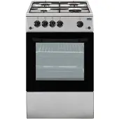 Beko CSS42014FS Vrijstaand fornuis Gaskookplaat B Zwart, Zilver fornuis