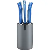 Amefa Amefa-Star Lag-6 delige steakmessenset in blok - Blauw