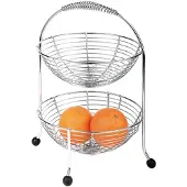 Aps Fruit Etagère Verchroomd | 2 Etages