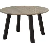 Taste by 4 Seasons Derby dining tuintafel 130 cm rond aluminium teak
