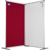 Smit Visual Scheidingswand dubbelzijdig - Whiteboard - 110x80 cm