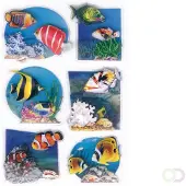 Herma 6256 Stickers fishes, 3D folie