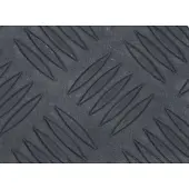 Ivol Rubber loper / rubbermat op rol Traanplaat 3mm - Breedte 160 cm