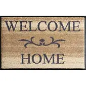 Kleen-Tex Deurmat Wash&Dry 75x50cm Welcome Home Beige