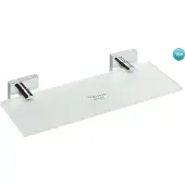 Sapho X-Square glasplank 600x55x130mm, matglas, chroom