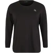 ACTIVE By Zizzi Functioneel shirt 'Abasic' zwart / wit