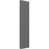 Eastbrook Guardia verticale aluminium radiator 180x37,5cm Antraciet 1824 watt