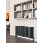 Eastbrook Rivassa 2 koloms verwarming 60x60,8cm Antraciet 818 watt