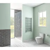 Eastbrook Biava Round verticale verwarming 60x40cm Chroom 172 watt
