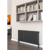 Eastbrook Rivassa 2 koloms verwarming 60x83,3cm Antraciet 1133 watt