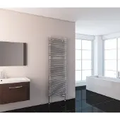 Eastbrook Biava Tube verticale verwarming 120x50cm Chroom 505 watt