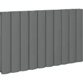 Eastbrook Guardia horizontale aluminium radiator 60x47cm Antraciet 800 watt