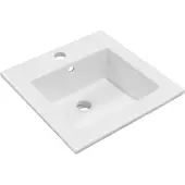 Kerra KR 41 inbouw wastafel 42x42cm wit